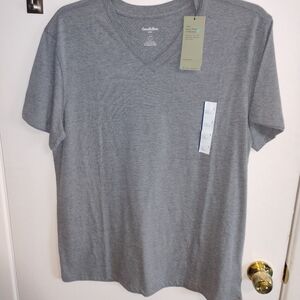 Men's Grey Goodfellow V Neck Size L